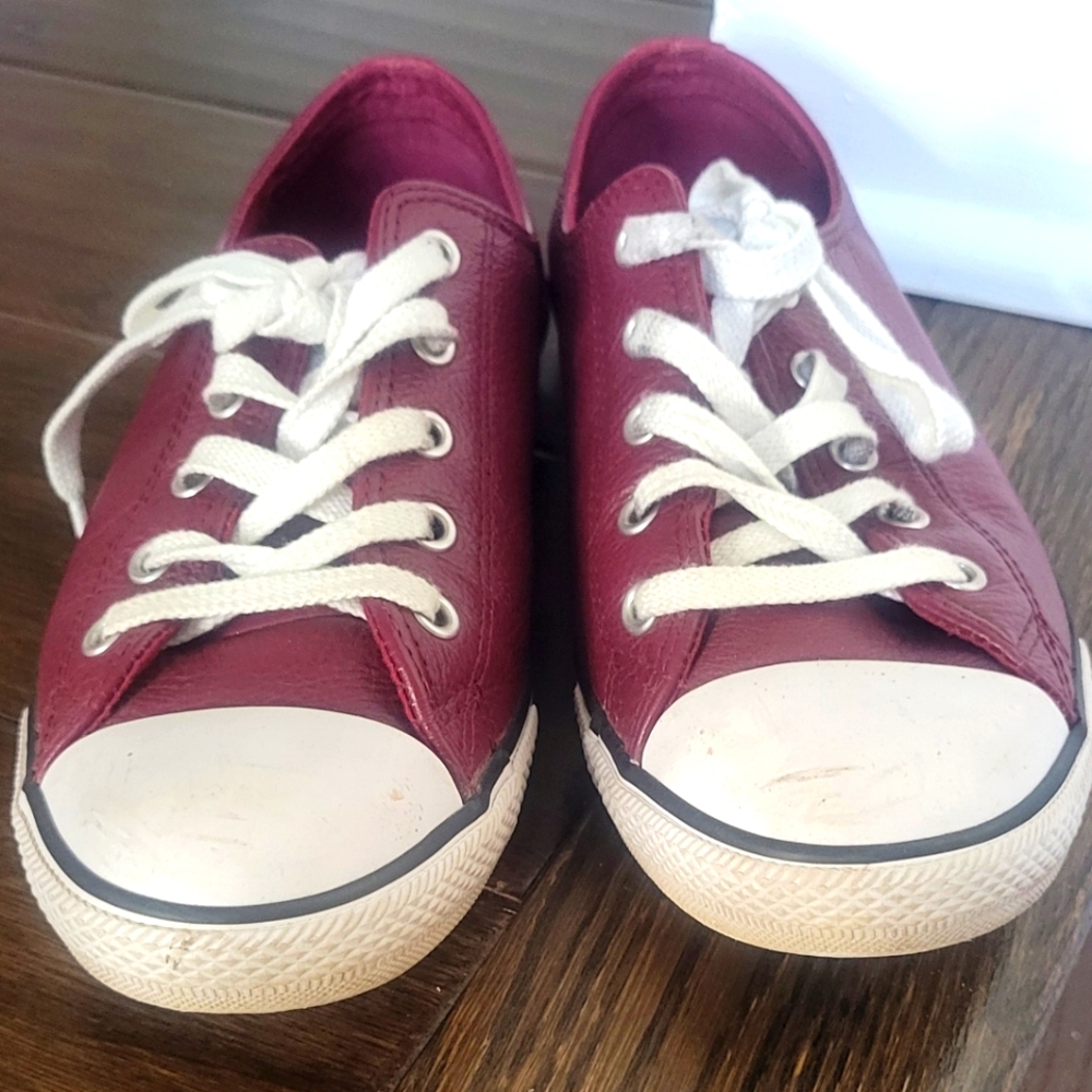 Converse genuine leather shoes